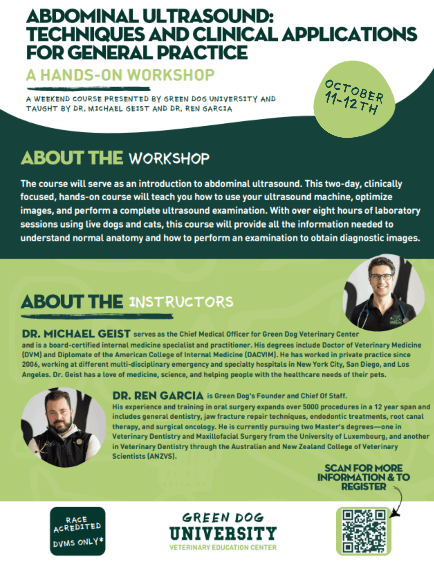 Abdominal Ultrasound CE Workshop Information